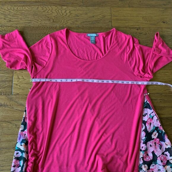 Kate & Mallory Zipper Pink Tunic Dress/Top - Picture 8 of 14